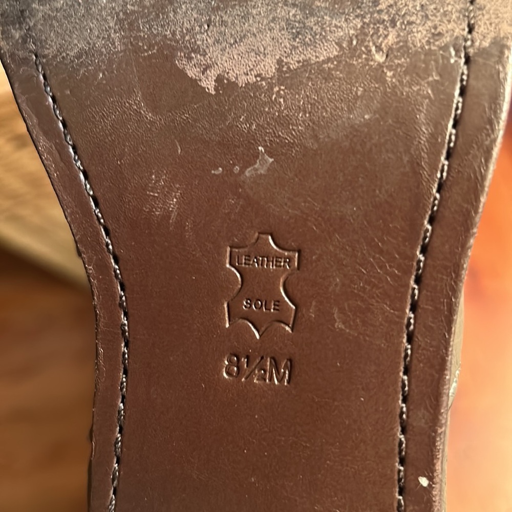 Tory Burch Brown Leather Boots, Size 8 1/2 M - Picture 13 of 13